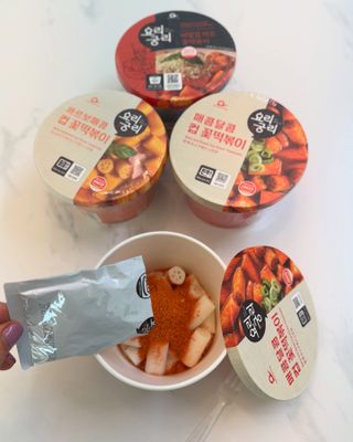 나우  [요리궁리] B타입 ( 매콤, 치즈, 매콤까르보 ) 꽃떡볶이 6개입 세트 — 5점을 준 리뷰어가 2025년 3월 올린 사용 사진