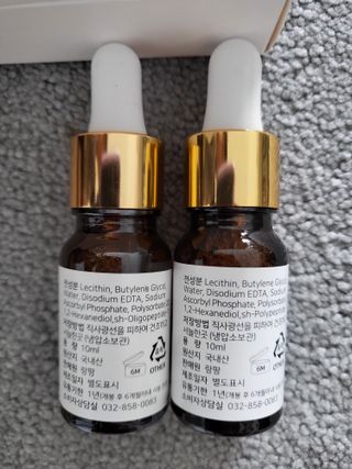 랑팡 EGF+FGF 10ppm 리포좀 앰플 원액 10ml — 5점을 준 리뷰어가 2021년 11월 올린 사용 사진
