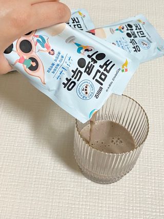 국민바이오 약콩두유 — 3점을 준 리뷰어가 2022년 5월 올린 사용 사진