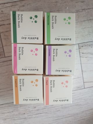 버블데이 배쓰밤 거품입욕제 버블바 6종 — 5점을 준 리뷰어가 2021년 8월 올린 사용 사진