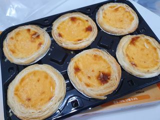 디앙뜨 포르투갈 에그타르트 오리지널 맛+패션후르츠+초콜릿타르트 맛 중 택1 — 5점을 준 리뷰어가 2021년 8월 올린 사용 사진