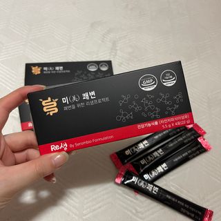 새롬바이오 리생 [미쾌변] 차전자피 식이섬유 건강기능식품 3팩 — 3.5점을 준 리뷰어가 2021년 6월 올린 사용 사진