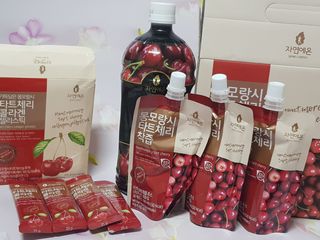 자연에온 몽모랑시 타트체리 3종 세트 구성 - 저분자콜라겐젤리, NFC 착즙주스 — 5점을 준 리뷰어가 2021년 7월 올린 사용 사진