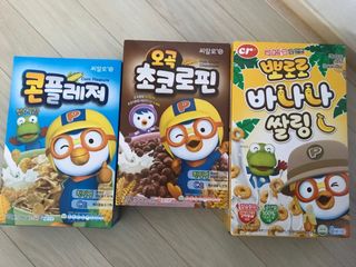 씨알푸드 뽀로로 시리얼 3종 — 5점을 준 리뷰어가 2022년 2월 올린 사용 사진