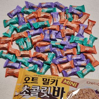 델리스 오트 밀키 초콜릿 바 — 5점을 준 리뷰어가 2023년 1월 올린 사용 사진