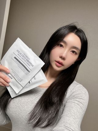 x[웰더마] 프리미엄 사파이어 콜라겐 임팩트 피팅 마스크(4매입/1BOX) — 5점을 준 리뷰어가 2023년 12월 올린 사용 사진