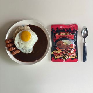 불타 지옥불카레 불지옥맛 180g x 3봉 — 4.5점을 준 리뷰어가 2021년 6월 올린 사용 사진