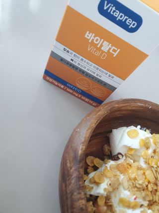뉴트리션팩토리 비타프렙 바이탈디 비타민D 500mg — 5점을 준 리뷰어가 2021년 7월 올린 사용 사진