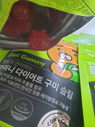 일동제약 마이니 마이니 다이어트 구미 슬림 — 5점을 준 리뷰어가 2021년 2월 올린 사용 사진