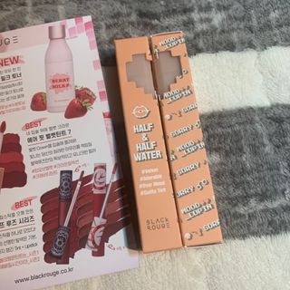 [블랙루즈]하프앤하프틴트 10종 中 택1+랜덤1 — 5점을 준 리뷰어가 2021년 2월 올린 사용 사진