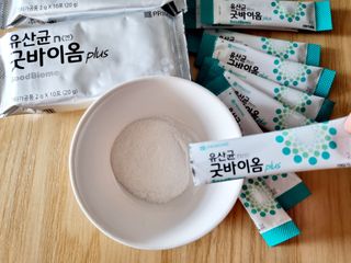 프리마인 유산균 국가지정연구소 선정, 살아있는 생유산균 200억 마리의 힘. 유산균n굿바이옴플러스 — 4.5점을 준 리뷰어가 2021년 9월 올린 사용 사진