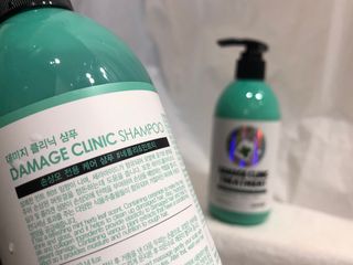 썸헤어 / SUMHAIR 썸헤어 데미지 클리닉 샴푸+트리트먼트 네롤리&민트티 — 5점을 준 리뷰어가 2021년 4월 올린 사용 사진