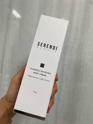 세렌디뷰티 퓨어델라 부스팅 바디크림 — 4점을 준 리뷰어가 2021년 8월 올린 사용 사진