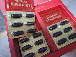 트루헬퍼 홀인원 블러드큐어 혈행+혈압+콜레스테롤 한번에 1박스 1개월 — 5점을 준 리뷰어가 2023년 2월 올린 사용 사진
