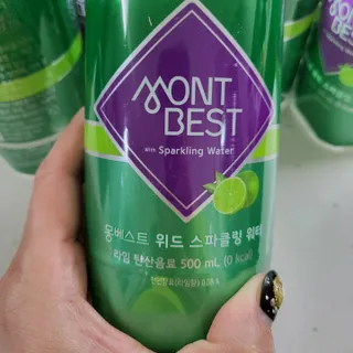 몽베스트 Montbest with Sparkling water Lime20병 — 5점을 준 리뷰어가 2021년 10월 올린 사용 사진