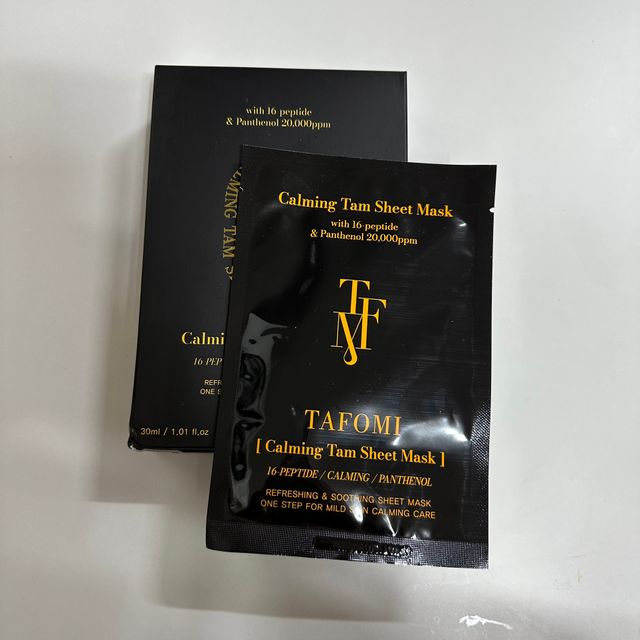 타포미 카밍 탐 시트 마스크 30ml 리뷰 사진