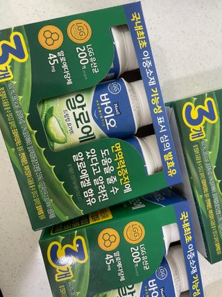 LIVE 매일바이오 알로에 드링킹 요거트 — 5점을 준 리뷰어가 2022년 4월 올린 사용 사진
