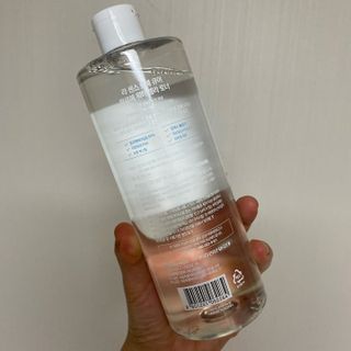 김정문알로에 큐어 큐어 알로에 워터 젤리 토너 500ml — 5점을 준 리뷰어가 2021년 4월 올린 사용 사진