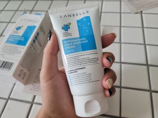 랑벨 수퍼내츄럴 아쿠아 수딩 크림 100ml — 5점을 준 리뷰어가 2022년 7월 올린 사용 사진