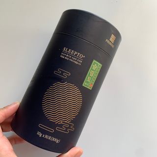 프리마인 자체 기업부설 연구소에서 찾아낸 건강한 수면의 비밀.  슬립토 플러스 30포 — 5점을 준 리뷰어가 2021년 10월 올린 사용 사진