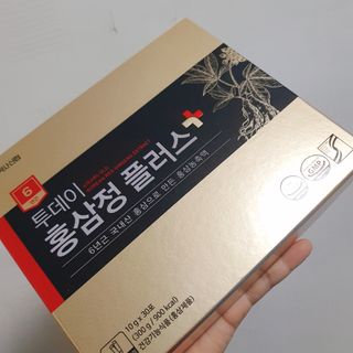 서울약사신협_투데이홍삼정플러스스틱_10g x 30포 — 5점을 준 리뷰어가 2021년 2월 올린 사용 사진