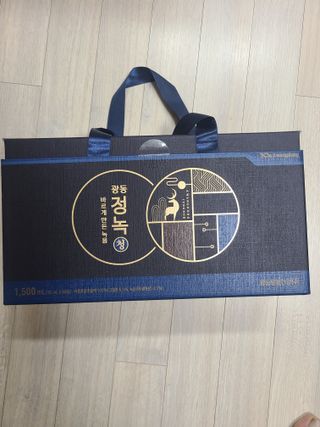 광동생활건강 [광동] 바르게 만든 녹용, 광동정녹청 30포. — 5점을 준 리뷰어가 2022년 1월 올린 사용 사진