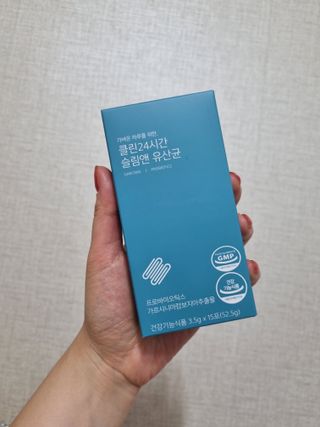 클린24시간 슬림앤유산균 1박스 (3.5g X 15포) — 5점을 준 리뷰어가 2022년 7월 올린 사용 사진