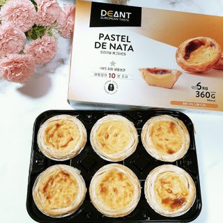 디앙뜨 포르투갈 에그타르트 오리지널 맛+패션후르츠 맛 중 택1 — 1점을 준 리뷰어가 2021년 8월 올린 사용 사진