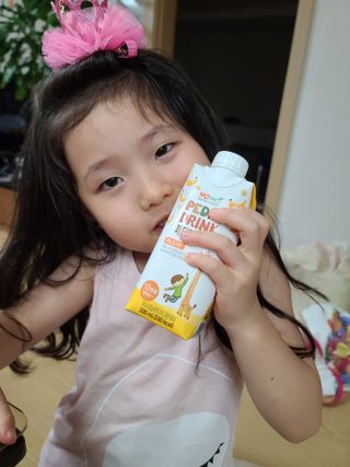 메디웰 페디아드링크 미니 바나나맛 — 5점을 준 리뷰어가 2021년 7월 올린 사용 사진