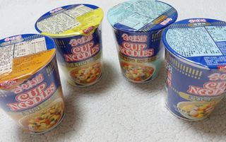 NISSIN 닛신 컵누들  4종 - 씨푸드오리지날, 씨푸드 스파이시, 씨푸드 커리, 씨푸드 XO소스 — 5점을 준 리뷰어가 2022년 4월 올린 사용 사진