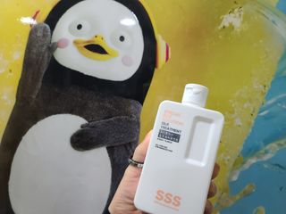 트리플에스 탈모 샴푸 275ml + 실크 트리트먼트 275ml — 3점을 준 리뷰어가 2021년 2월 올린 사용 사진