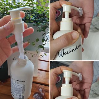 [위켄더스] 끈적임 없이 수분감을 채워주는 핸드& 바디로션 1종 랜덤발송 — 5점을 준 리뷰어가 2022년 5월 올린 사용 사진