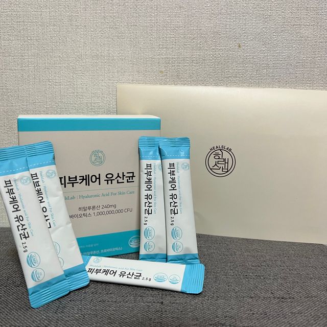 힐스랩 피부케어유산균 리뷰 사진