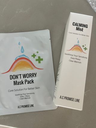 A.C PROMISE LINE 임상시험회사에서 제대로 만든, 민감성피부를 위한 트러블 기초라인 — 5점을 준 리뷰어가 2023년 8월 올린 사용 사진