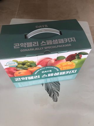참앤들황토농원 10가지 맛, 입맛대로 스페셜하게~ 가볍게 한 포 땡! 곤약젤리 스페셜 패키지 130ml x 30포 — 5점을 준 리뷰어가 2022년 12월 올린 사용 사진