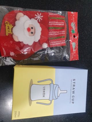 유비맘 샘방지 PPSU 빨대컵_컬러 랜덤 발송 — 5점을 준 리뷰어가 2020년 12월 올린 사용 사진