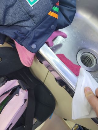 햅스 세균없는 주방 대형 2팩, HAPS sanitizer wipe — 5점을 준 리뷰어가 2021년 12월 올린 사용 사진