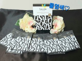 리더스코스메틱 살롱바이리더스 케라틴 물염색  흑갈색 — 5점을 준 리뷰어가 2021년 5월 올린 사용 사진