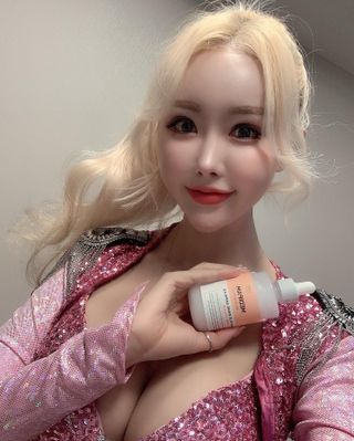 [메디팜] 대용량 바이옴 미백 비타민 앰플 — 5점을 준 리뷰어가 2022년 1월 올린 사용 사진