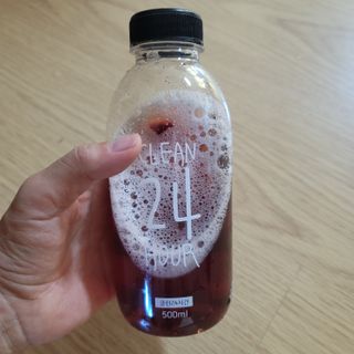 클린24시간 1BOX(5포) + 전용보틀(500ml) — 3점을 준 리뷰어가 2022년 8월 올린 사용 사진