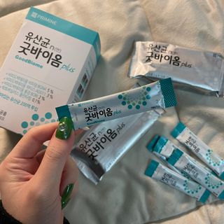 프리마인 유산균 국가지정연구소 선정, 살아있는 생유산균 200억 마리의 힘. 유산균n굿바이옴플러스 — 5점을 준 리뷰어가 2021년 10월 올린 사용 사진