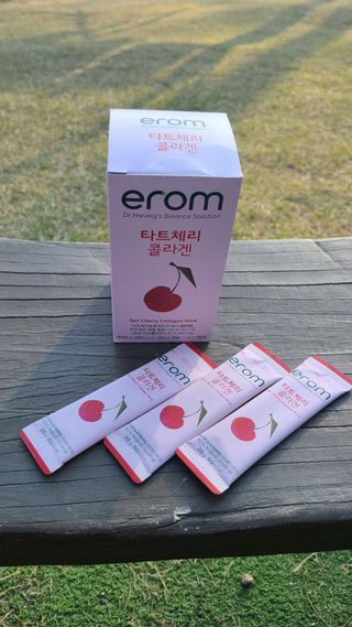 이롬 erom 타트체리 콜라겐 — 5점을 준 리뷰어가 2021년 4월 올린 사용 사진