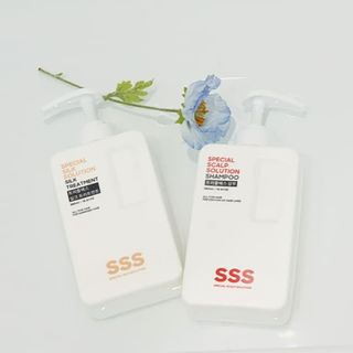 트리플에스 탈모 샴푸 580ml + 실크 트리트먼트 580ml — 4점을 준 리뷰어가 2021년 5월 올린 사용 사진