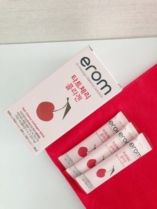 이롬 erom 타트체리 콜라겐 — 3.5점을 준 리뷰어가 2021년 4월 올린 사용 사진