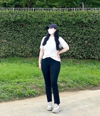 더그린랩 WOMEN TWIST MODAL SHORT SLEEVE — 5점을 준 리뷰어가 2023년 6월 올린 사용 사진