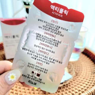 [리노브] 4세대 활성엽산 액티폴릭 270mg x 30정 — 5점을 준 리뷰어가 2022년 7월 올린 사용 사진