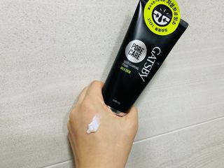 [갸스비] 지성 남성을 위한 포어케어 클렌징폼 — 5점을 준 리뷰어가 2021년 8월 올린 사용 사진