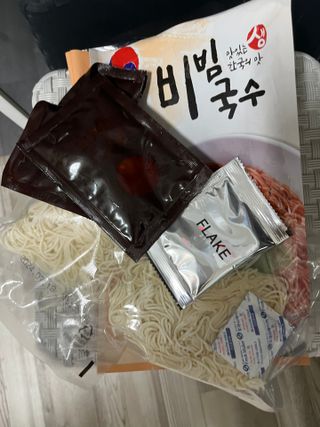 [한면원] 비빔국수 2인분 — 3.5점을 준 리뷰어가 2022년 7월 올린 사용 사진