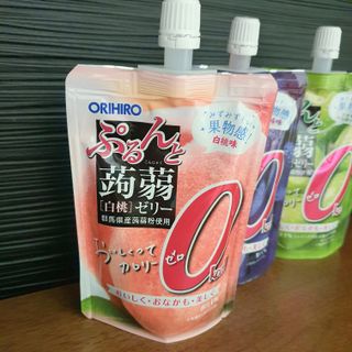 ORIHIRO 오리히로 곤약젤리 제로칼로리 130g 4종 4팩(맛별로 1팩씩) — 5점을 준 리뷰어가 2023년 2월 올린 사용 사진
