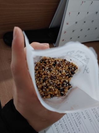 그레잇푸드 유기농 곡물로 만든 속편한 오색 볶은곡식 2봉 — 5점을 준 리뷰어가 2021년 3월 올린 사용 사진